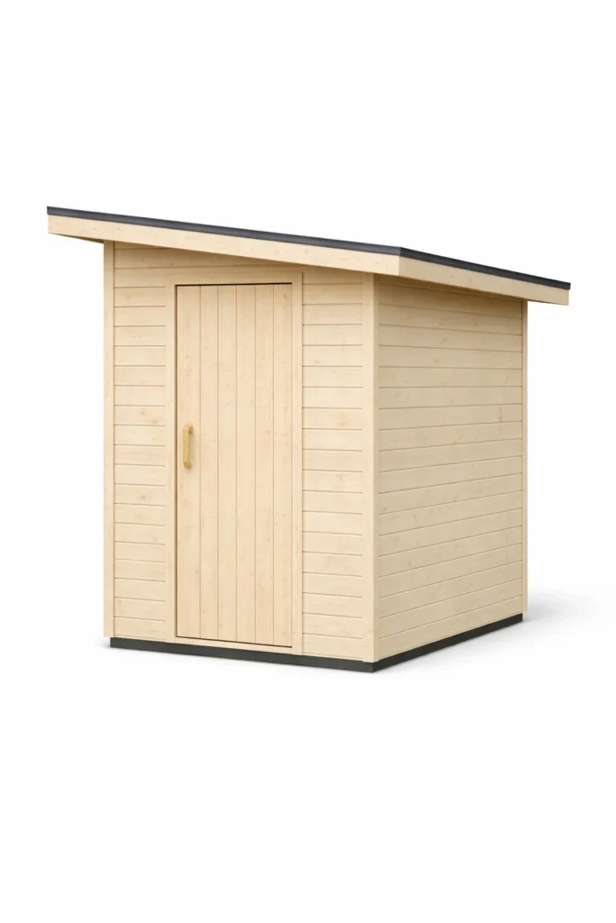 Wooden garden shed Porto 2.2 x 2.2 m