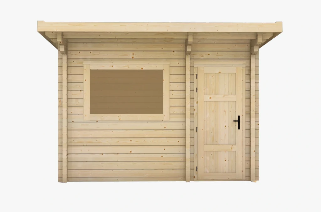Outdoor log sauna 2.2 x 3.2 m