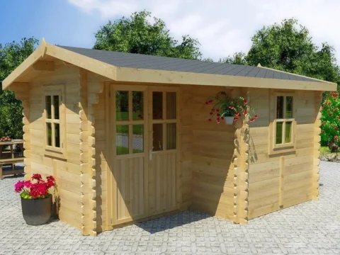 Garden log cabin Balu 4.2 x 4.2 m