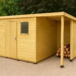 Wooden garden shed Toka 3 x 3m + 1 x 3m