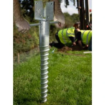 Assembly of ground screws