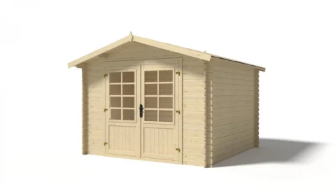Log cabin 4.4 x 4.4 m