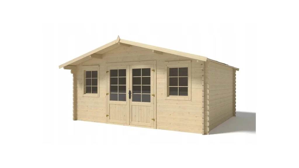 Log cabin 5.9 x 5.4 m