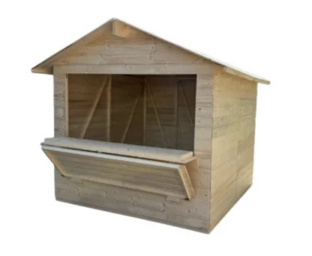 Dřevěný prodejní stánek 2,6 x 2,6m
