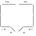 Garden shed Modena 3.2 x 3.2 m