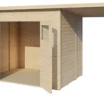 Garden shed Olbia 3x3m with terrace 2mx3m