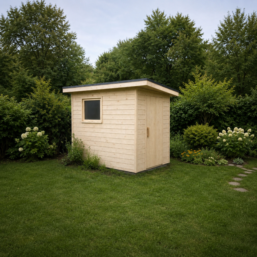 Wooden garden shed Porto 2.2 x 2.2 m